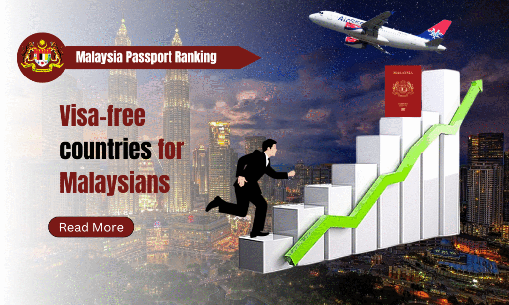 Malaysia Passport Ranking - Visa-free countries for Malaysians