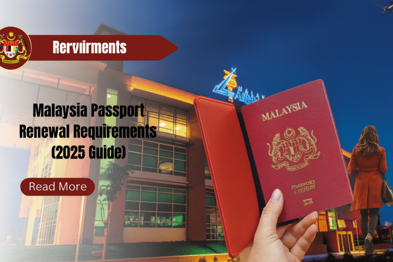 Malaysia Passport Renewal Requirements (2025 Guide)